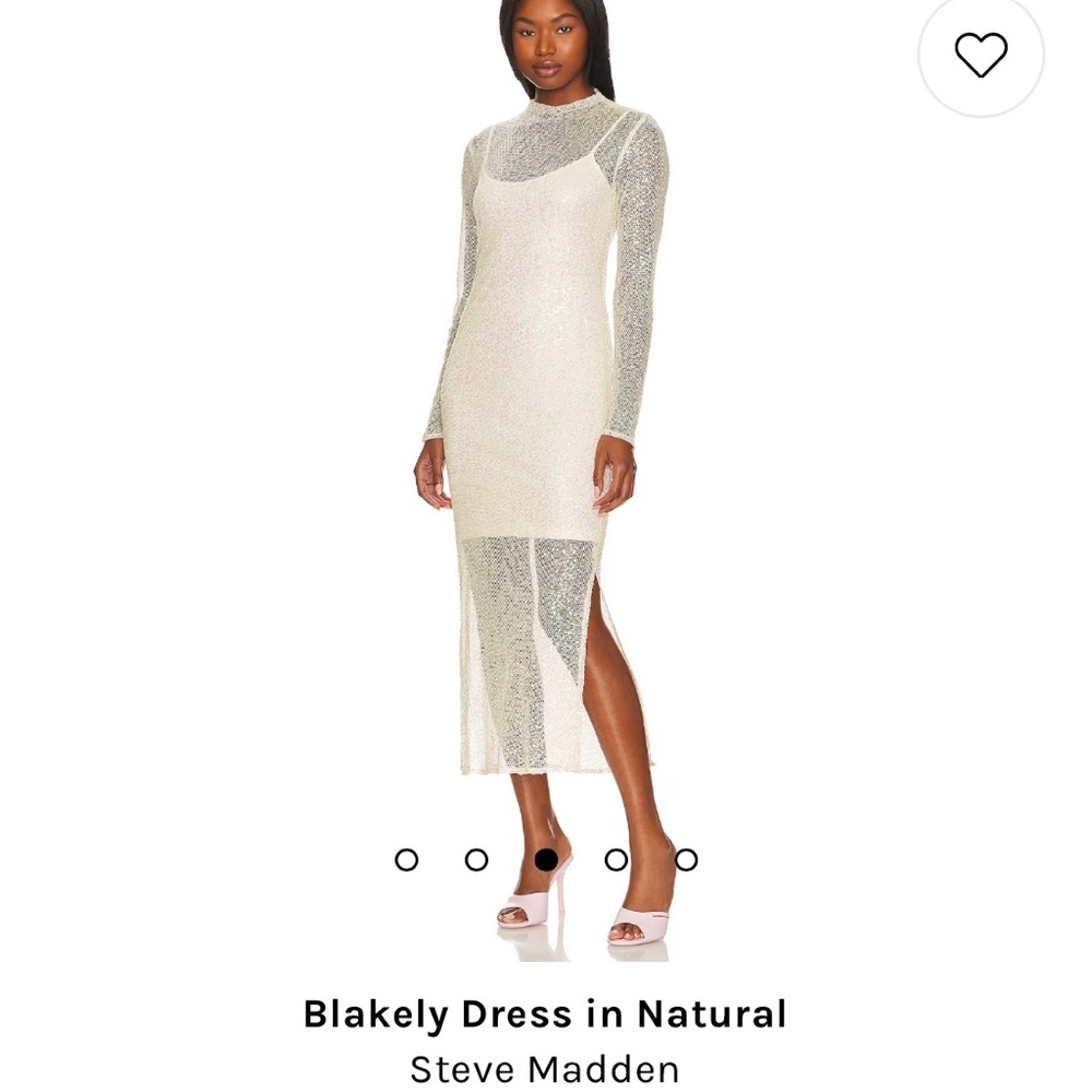 Sequined Steve Madden Dress with Slip